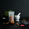 4 oz matte frosted stand up pouches - nuts packaging